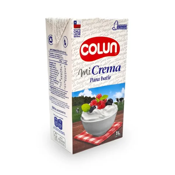 Crema Para Batir Colun 1 Litro