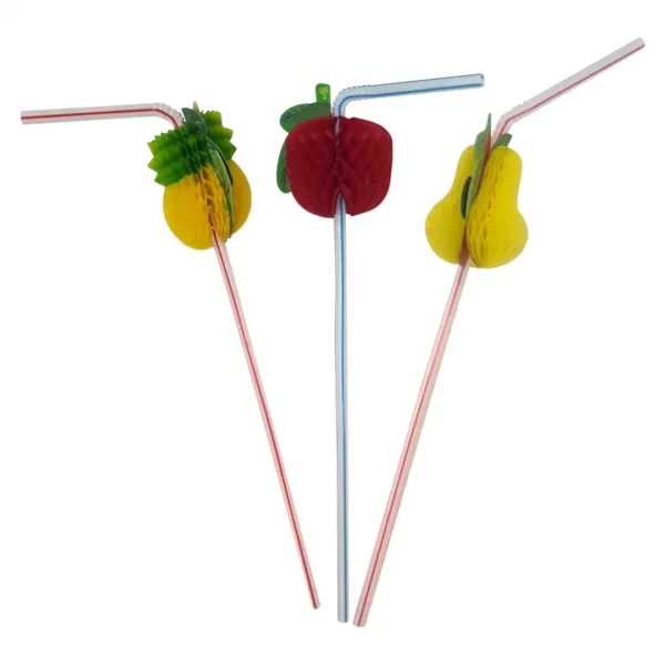 Bombillas frutas