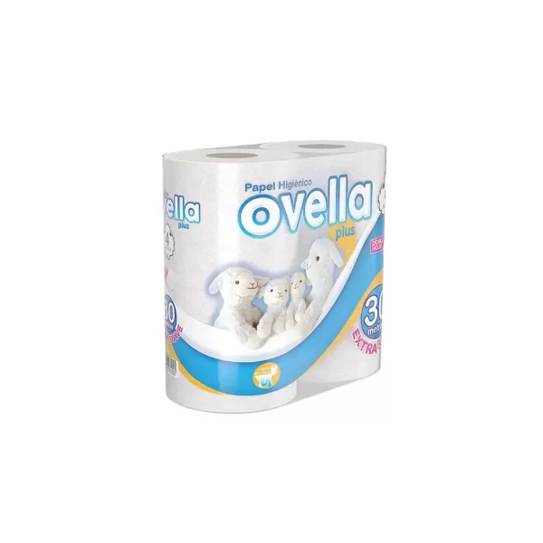 Papel higiénico doble hoja Ovella