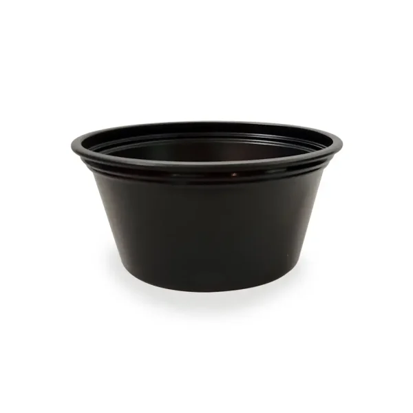 Pocillo negro 2oz s/tapa